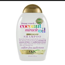 شامپو نارگیل نرم کننده موهای ضخیم او جی ایکس Ogx Coconut Miracle