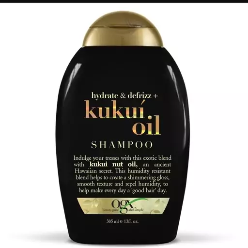 شامپو آبرسان و ضدوز روغن کوکوی او جی ایکس Ogx Kukui Oil