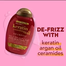 شامپو کراتینه ضد شکنندگی مو او جی ایکس Ogx Keratin Oil