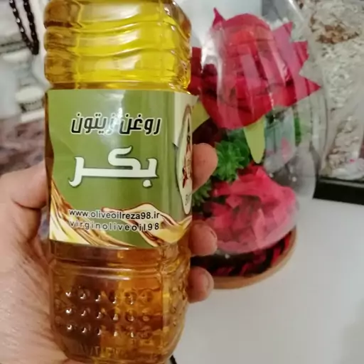 روغن زیتون اصیل طارم بکر، با رایحه خاص زیتون نیم لیتری 