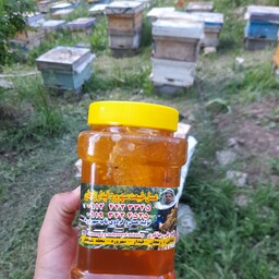 عسل چهل گیاه .، با بهترین کیفیت و ساکاروز مستقیم از خود زنبوردار فروشگاه اشراق 