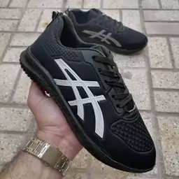 کفش اسپرت مشکی  زنانه مدل Asics کد 604