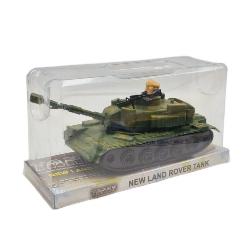 اسباب بازی تانک  وکیوم مدل ارتشی رنگ سبز  طرح AMOR 