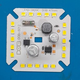 چیپ ال ای دی 20 وات dob دو خازنه نور سفید مهتابی 