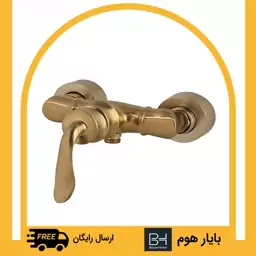 شیر توالت رنگ طلایی مات مدل بامبو، قیمت مناسب و با کیفیت بسیار بالا، به همراه گارانتی