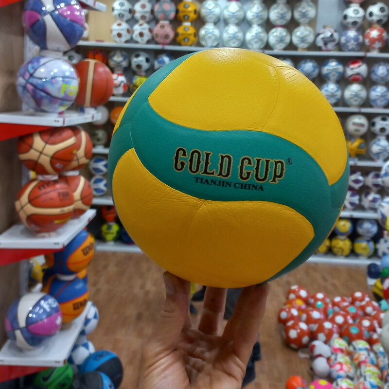 توپ والیبال گلد کاپ اصلی با ضمانت وسوزنی وارسال رایگان در ارزانکده توپ کرمان 