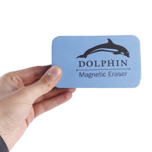 تخته پاک کن مغناطیسی وایت برد DOLPHIN بسته 1 عددی 