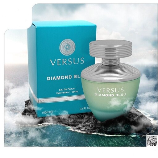 عطر ادکلن ورسوس دیاموند بلو ورساچه پور فم دیلن تورکویز فراگرنس فرگرانس Versus Diamond Bleu