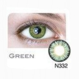 لنز چشم رنگی سالیانه Elegance no 332 green 