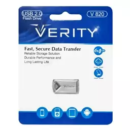 فلش 64 گیگ USB2.0 وریتی مدل V820 گارانتی آسان سرویس