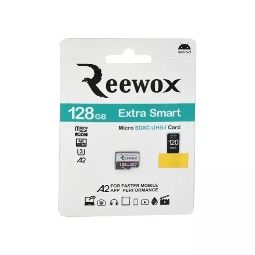 رم میکرو موبایل 128 گیگ Reewox مدل U3 سرعت 120MB