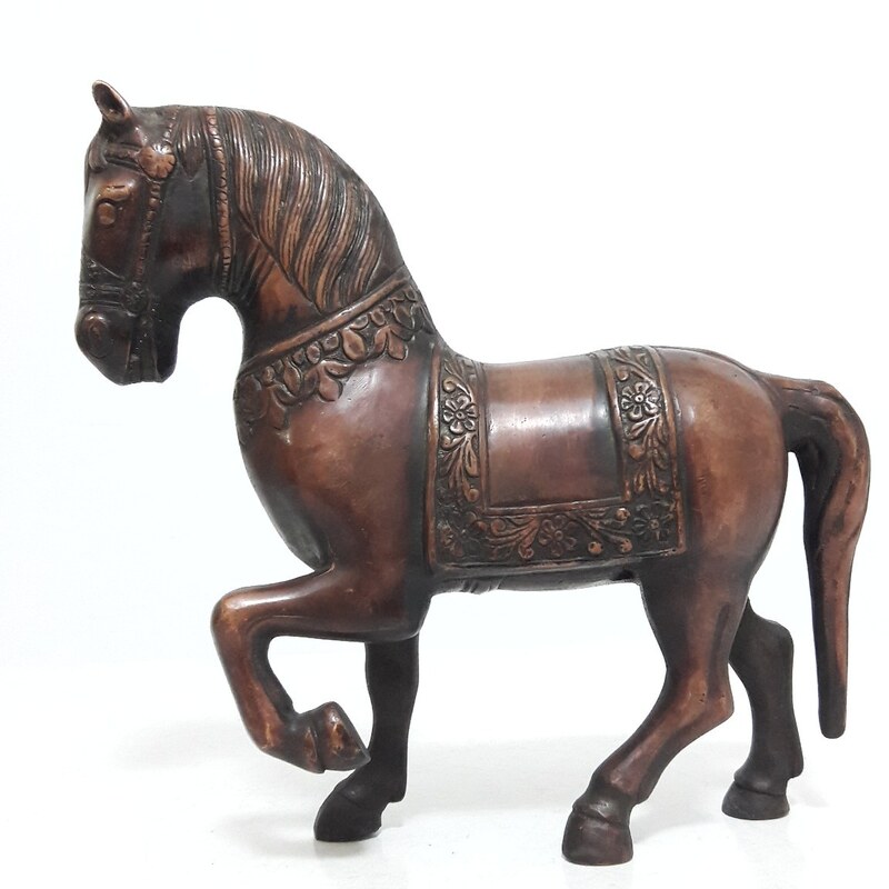 مجسمه اسب رومی برنزی قدیمی