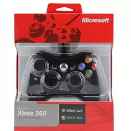 دسته بازی با سیم مدل Xbox 360 برای کامپیوتر و 360