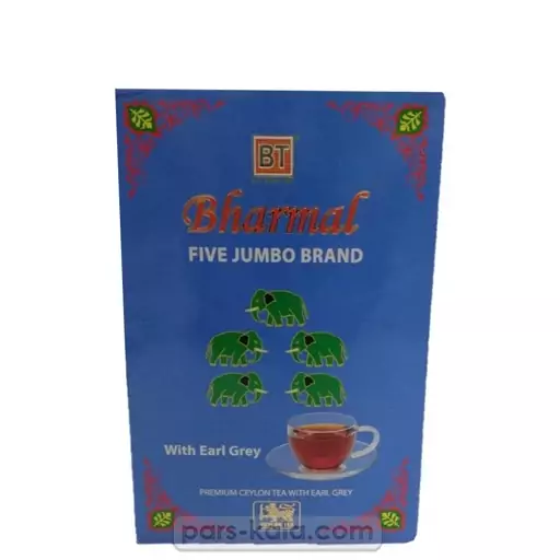 چای بارمال پنج فیل عطر بهار نارنج Bharmal Five Jumbo