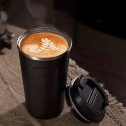 ماگ سفری مدل COFEE گنجایش 0.5 لیتر، دوجداره مخصوص قهوه و نوشیدنی های گرم