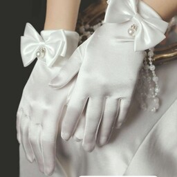 دستکش سفید عروس