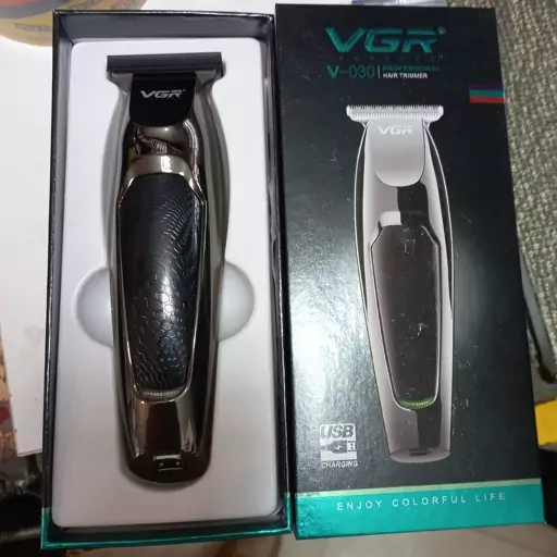 ماشین اصلاح صورت و بدن و خط زن وی جی آر مدل VGR V-030 (ماشین ریش تراش)