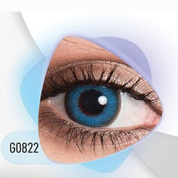 لنز چشم سالانه  آبی دور مشکی   کلیرویژن  Clear Vision 