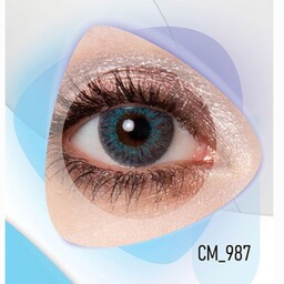 لنز چشم سالانه   طوسی آبی دور دار   کلیرویژن  Clear Vision 