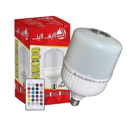  لامپ رقص نور و اسپیکر بلوتوثی کنترل دار LED Music Bulb 40w