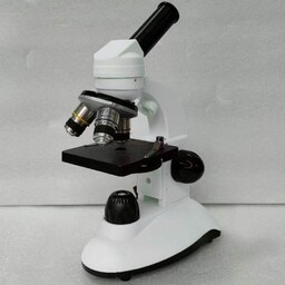 میکروسکوپ دانش آموزی 640X زیستی  برقی با نمونه  آماده و کیف حمل