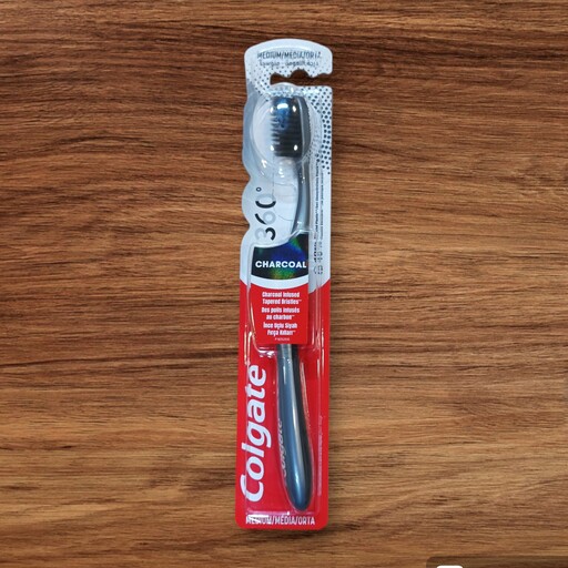 مسواک زغالی کلگیت Colgate 360 CHARCOAL