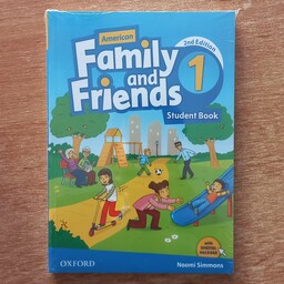 کتاب زبان فمیلی اند فرندز  American Family and Friends 1 سایز وزیری بدون کتاب کار 