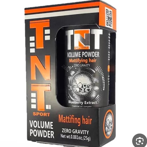 پودر حالت دهنده مو TNT تقویت کننده ریشه ساقه پیازمو آبرسان قوی ضد آب ماندگاری72ساعت حجم دهنده 