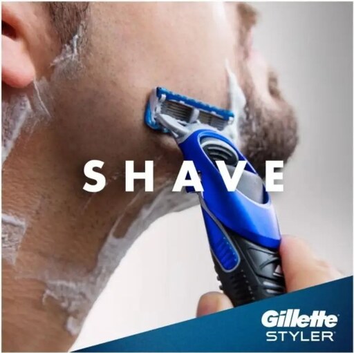  ماشین اصلاح موی صورت ژیلت مدل Proglide Styler به همراه خوتراش