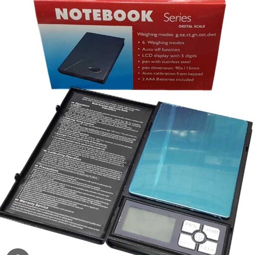 ترازوی نوت بوک NOTEBOOK  نیم کیلوگرم دقت 0.01