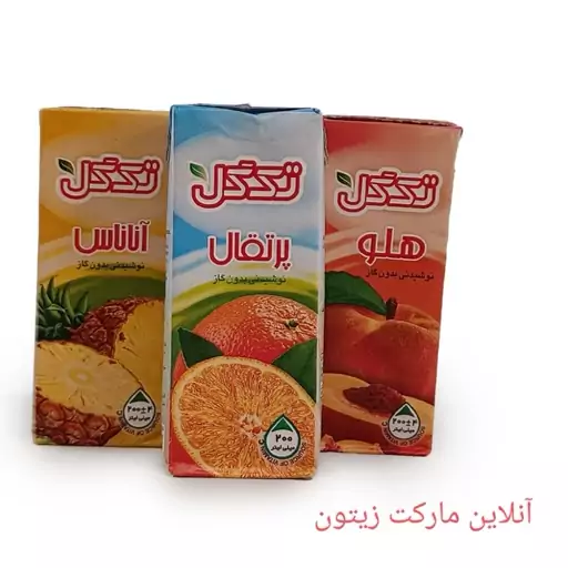 آبمیوه200ccتک گل