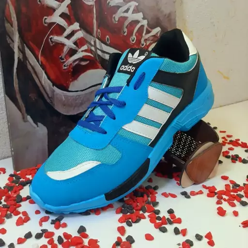 کتونی آدیداس مردانه آبی 41 تا 44 کفش مردانه Adidas Zx700