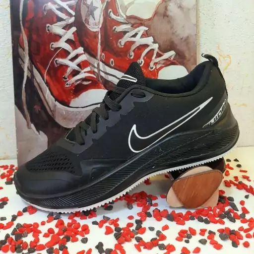 کفش مردانه ورزشی نایک رنگ مشکی 40 تا 43 کتونی مردانه Nike