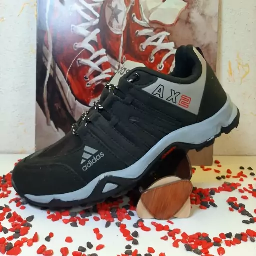 کفش آدیداس مردانه مشکی 41 تا 44 کتونی Adidas Ax2