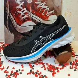 کفش ورزشی مردانه اسیکس مشکی 41 تا 44 کتونی Asics