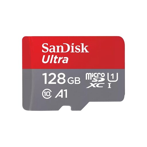 کارت حافظه microSDXC سن دیسک مدل Ultra کلاس 10 استاندارد UHS-I U1 سرعت 120MBps ظرفیت 128 گیگابایت