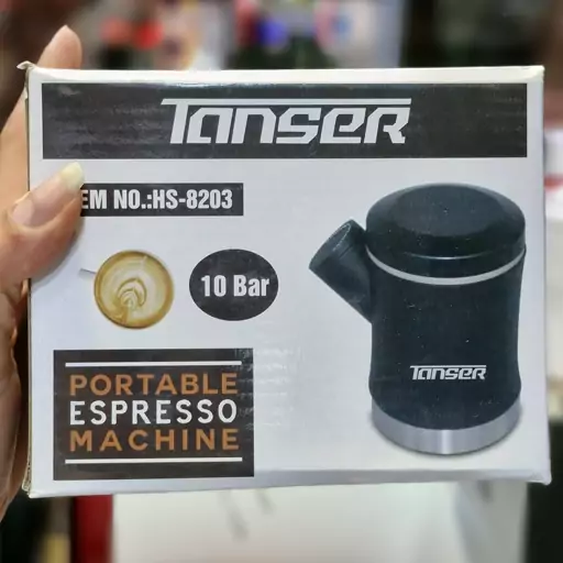 مینی پرسو یا اسپرسوساز فشاری دستی تنسر tanser