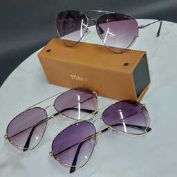 عینک آفتابی طرح خلبانی زنانه مردانه تام فورد عدسی دارای استاندارد uv400 قیمت