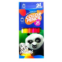 مداد رنگی 24 رنگ جعبه مقوایی ام کیو دانش آموزی اصلی