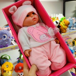 عروسک نوزاد بیدار موزیکال جعبه ای