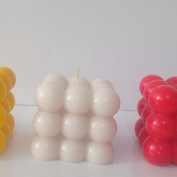   شمع مدل مکعب روبیک قابل سفارش در رنگ دلخواه
