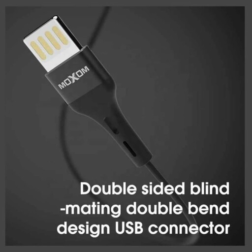 کابل تبدیل USB به microUSB موکسوم مدل CB-07 طول 0.2 متر

