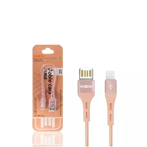 کابل USB به لایتنینگ موکسوم مدل MX-CB07 طول 0.2 متر