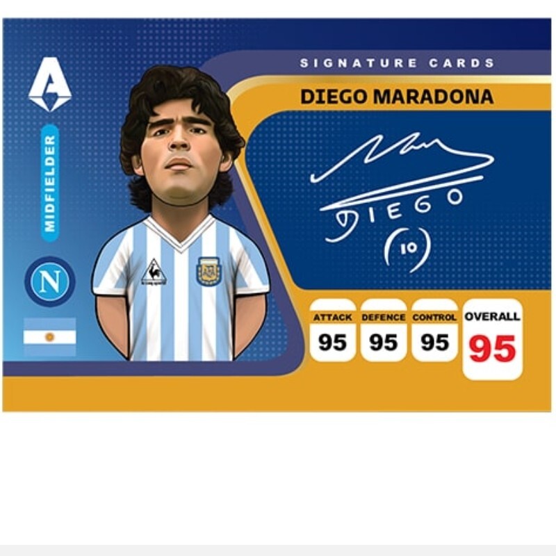 کارت کیمدی امضایی مارادونا 