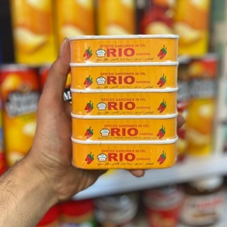 کنسرو تن ماهی ساردین  برند ریو بسته 5 عددی