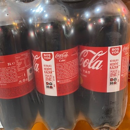 نوشابه سه لیتری کوکا کولا اصلی اورجینال باکس 6 عددی
