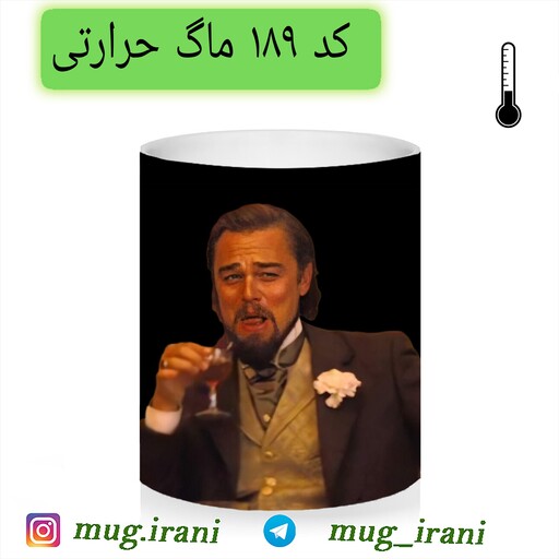 ماگ میم دیکاپریو (لیوان حرارتی و ساده)