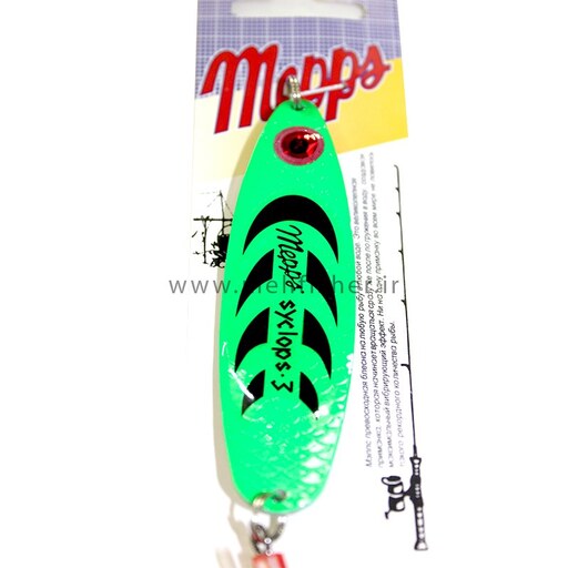 قاشقک ماهیگیری 28 گرمی سبز Mepss syclops سایز 3