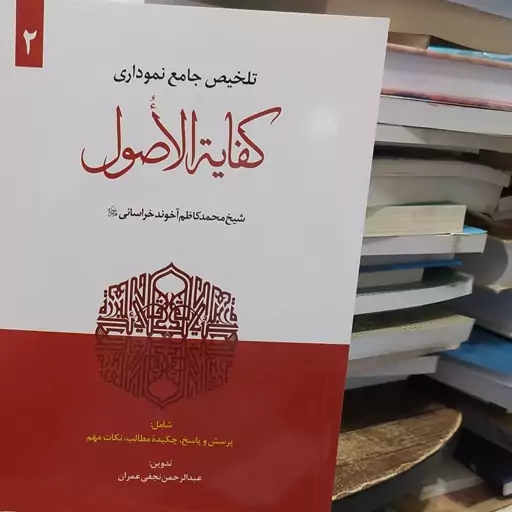 کتاب تلخیص جامع نموداری کفایه الاصول شیخ محمدکاظم آخوند خراسانی  پرسش و پاسخ چکیده مطالب نکات مهم تدوین نجفی عمران