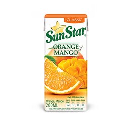 آبمیوه پرتقال انبه 200میل سان استار180230